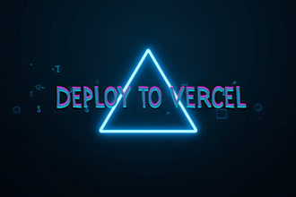 deploy your react or HTML website to vercel