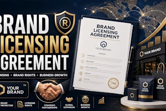 draft a bespoke brand licensing agreement to scale your business