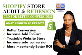 audit and redesign shopify store for better conversions