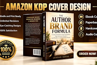 design amazon KDP ebook paperback and hardcover covers