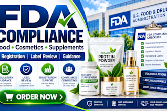do fda registration, fda compliance, US agent, label review and listing