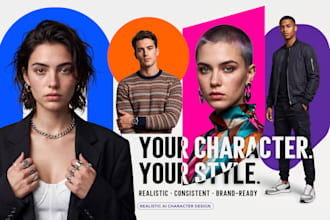 create realistic ai influencers and ai models for social media and brands