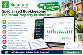 do rental property bookkeeping using buildium