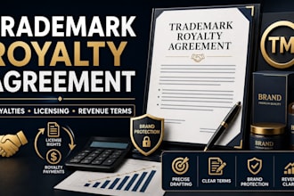 draft a precise trademark royalty agreement to secure your revenue