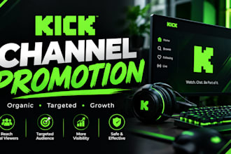 do organic kick channel promotion for worldwide engagements