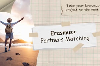 match you with vetted erasmus plus partners for your project
