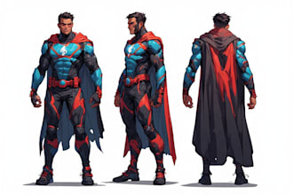 bring your superhero character concept to life