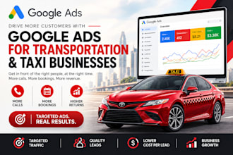 run transportation google ads and PPC ads campaigns