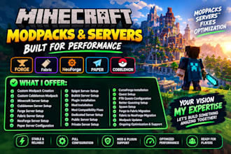 fix create optimize forge paper smp spawn minecraft modpacks minecraft developer