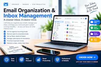 clean, organize and manage your email inbox professionally