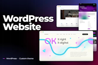 build a custom wordpress website from your design or mine