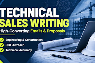 write high converting technical sales emails and proposals