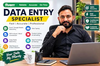 do data entry and copy paste