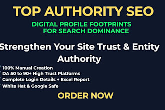 build high authority digital profile footprints