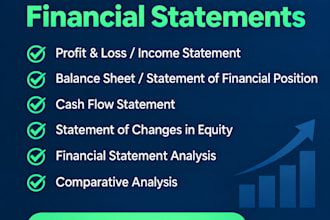 prepare financial statements, profit and loss and balance sheet