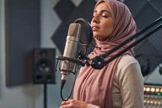 sing arabic, egypt custom song, turkish female singer, nasheed, rapper, pop song