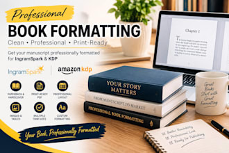 professionally format your book for ingramspark and KDP