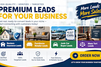 generate renters insurance furnitures retailer junk car buyer mass tort leads