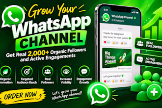 whatsapp promotion increase whatsapp channel follower whatsapp channel promotion