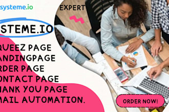 create systeme io landing pages and systeme io sales funnel