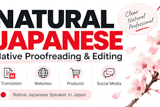 proofread and naturalize your japanese