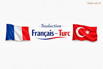 professionnaly translate french to turkish