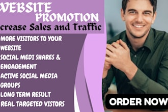 do website promotion, website link promotion for USA audience