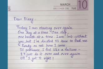 write anything with my best beautiful handwriting