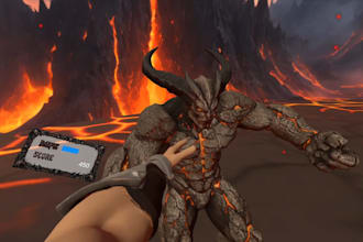 create for you a VR fighting game