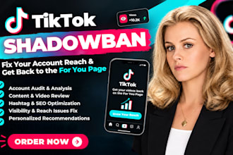 fix tiktok shadow ban, tiktok appeal, fix shadowbans issues with diagnose audit