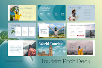 do powerpoint tourism investor and pitch deck design