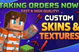 create custom minecraft skins and texture packs