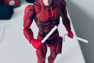 design custom articulated 3d action figures bjd toys and printable stl models