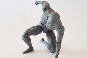 design custom articulated 3d action figures bjd toys and printable stl models
