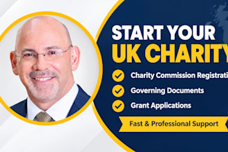 uk charity charity commission nonprofit setup funding application grant writing