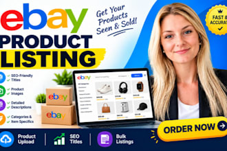 do ebay product listing, ebay product upload, ebay lister