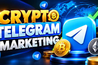 do crypto telegram marketing, telegram promotion