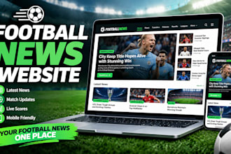 build a football news website