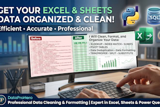 clean, transform, and analyze complex data using python and sql