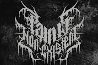 do a logo for your metal or rock band