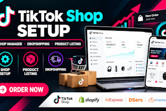 tiktok shop setup tik tok shop manager tiktok shop expert tik tok dropshipping