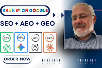 do technical on page, geo seo aeo and ai search optimization