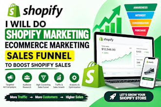 do shopify marketing ecommerce marketing sales funnel boost shopify sales