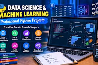 develop python data science and machine learning projects