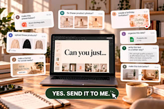 be your virtual assistant for creative and digital tasks