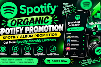 organic spotify promotion spotify album promotion for spotify monthly listeners