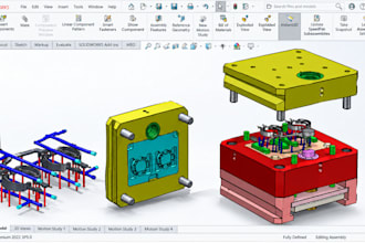 design 3d die casting molds tooling and generate g code for cnc manufacturing