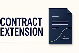 draft a contract extension and continuation agreement