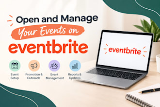 open and manage your events on eventbrite