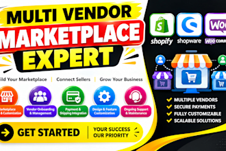 design woocommerce dokan shopify shopware multi vendor marketplace website